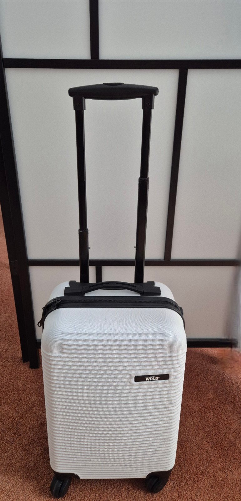 Handbagage Koffer / Trolley (Hardcase Spinner)  zgan, Ophalen, 20 tot 30 cm, Wit, Zo goed als nieuw