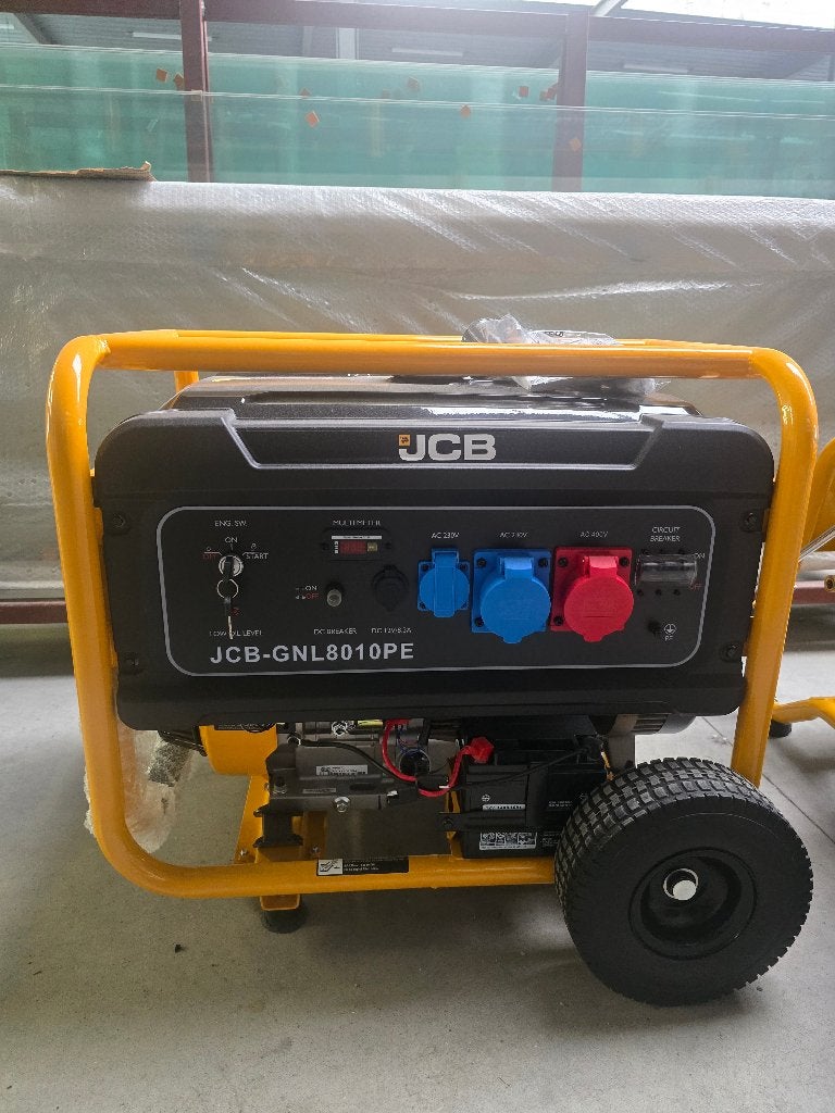 JCB GNL8010PE Aggregaat - 8kW - 230V&400V (Krachtstroom), Ophalen, Nieuw