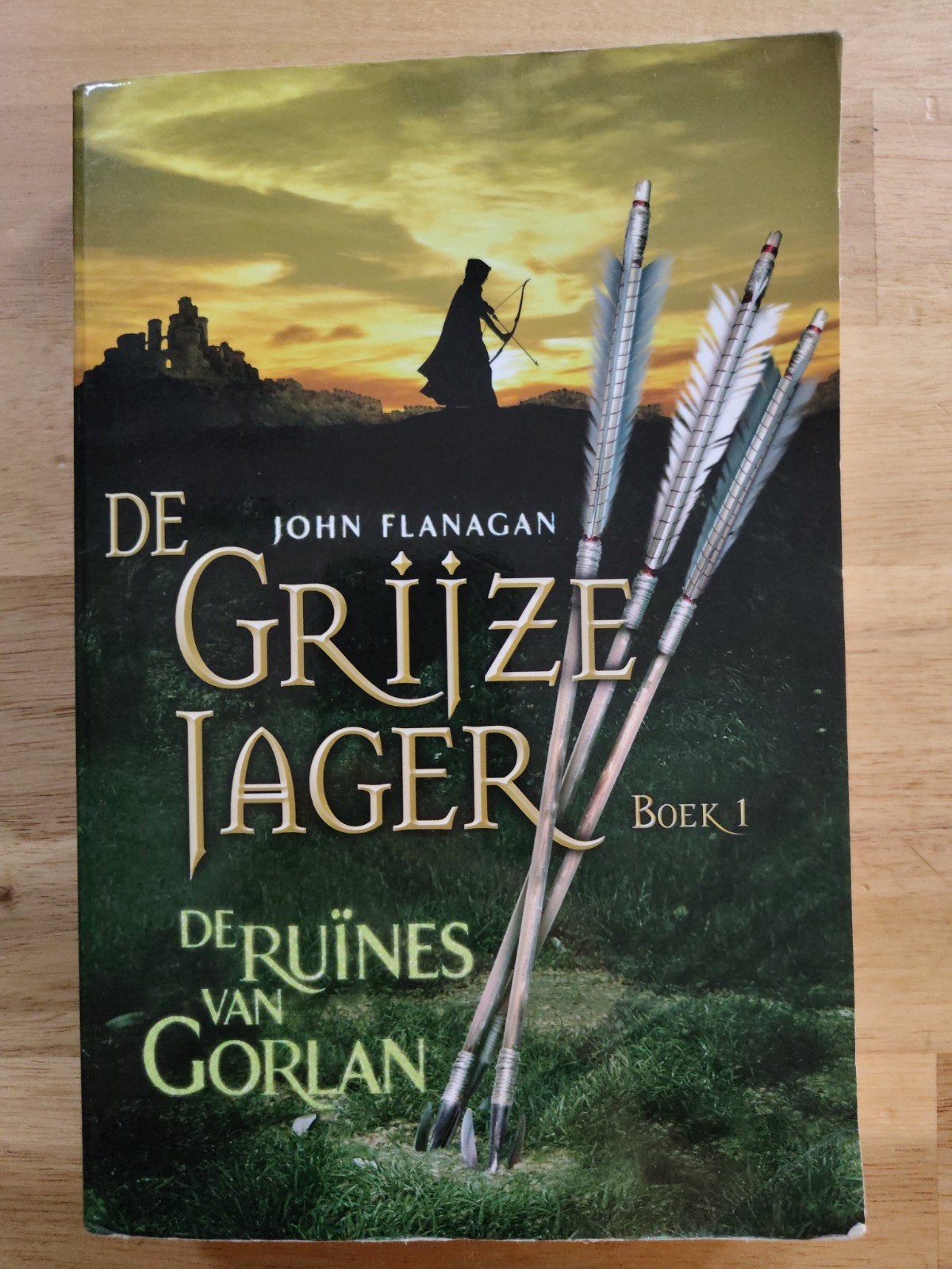 John Flanagan - De ruïnes van Gorlan, Boek 1, Gelezen, John Flanagan, Ophalen of Verzenden, Fictie