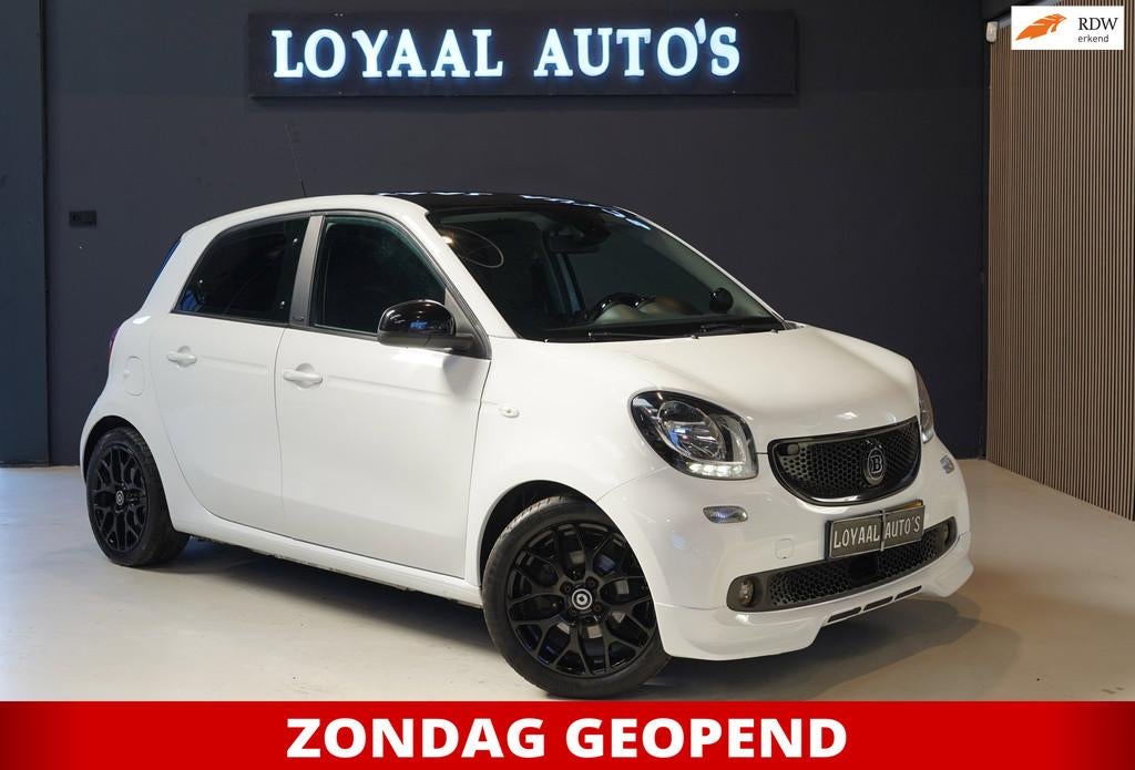Smart Forfour 1.0 Passion Brabus-uitvoering| CRUISE | AIRCO, Gebruikt, 4 stoelen, Wit, Handgeschakeld