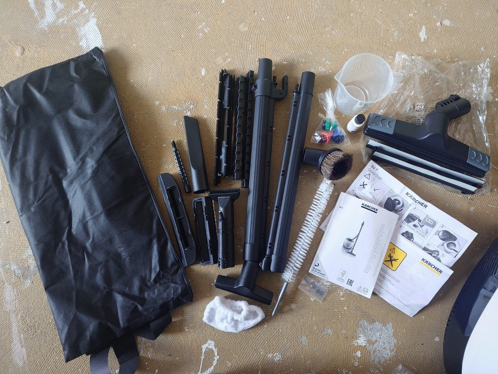Kärcher Stoomreiniger SC7 met complete accessoires, Ophalen, Zo goed als nieuw, Stoomreiniger