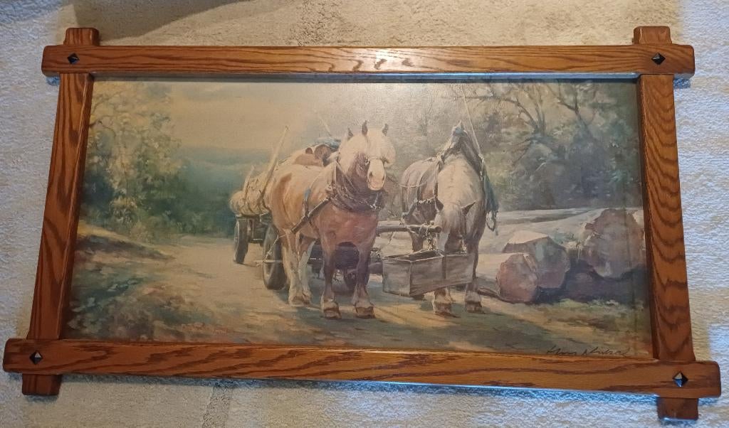 uniek schilderij van Hans van Nickel, Antiek en Kunst, Ophalen