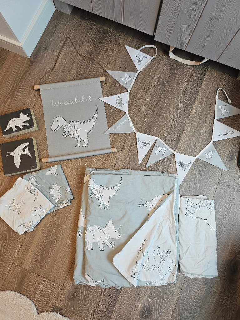 Hip Huisje Dinos jongens kamer decoratie, Gebruikt, Overige merken, Overige kleuren, Overige typen