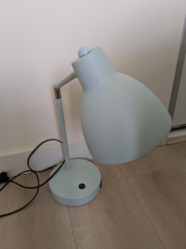 Bureaulamp mintgroen met usb poort, Ophalen, Minder dan 50 cm