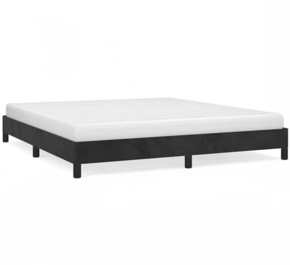 Bedframe 180x200 cm zwart, Huis en Inrichting, Ophalen, Gebruikt, Zwart, Tweepersoons