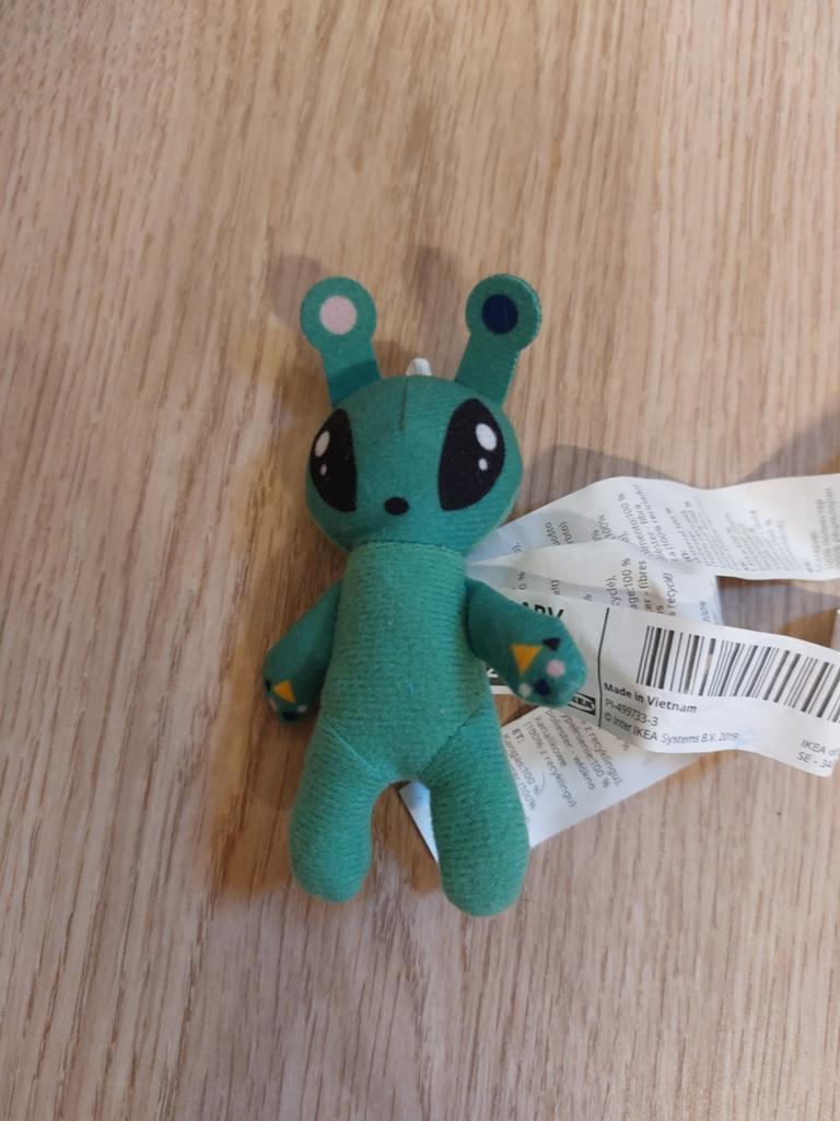 IKEA Alien knuffeltje 10 cm aftonsparv, Ophalen of Verzenden