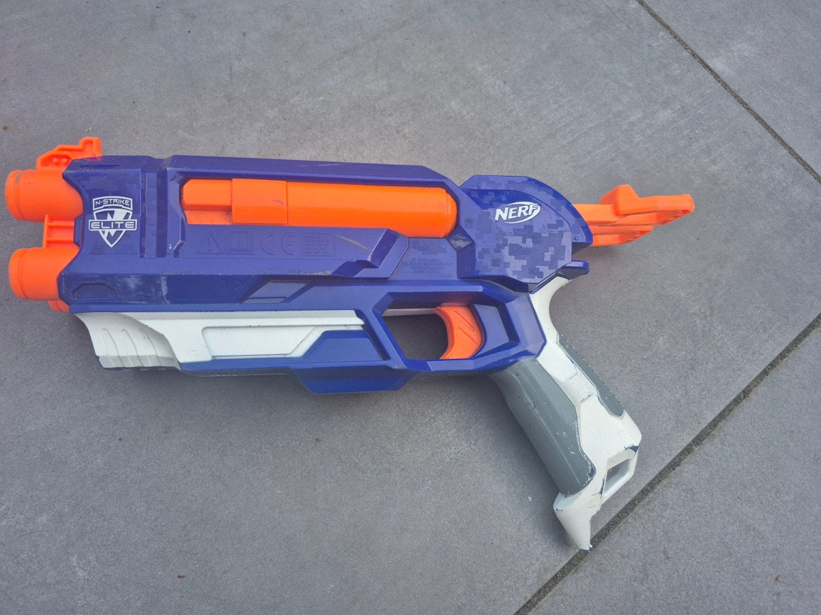 Nerf Elite Splitstrike Blaster - Dubbele Pret!, Ophalen of Verzenden, Gebruikt, Jongen of Meisje