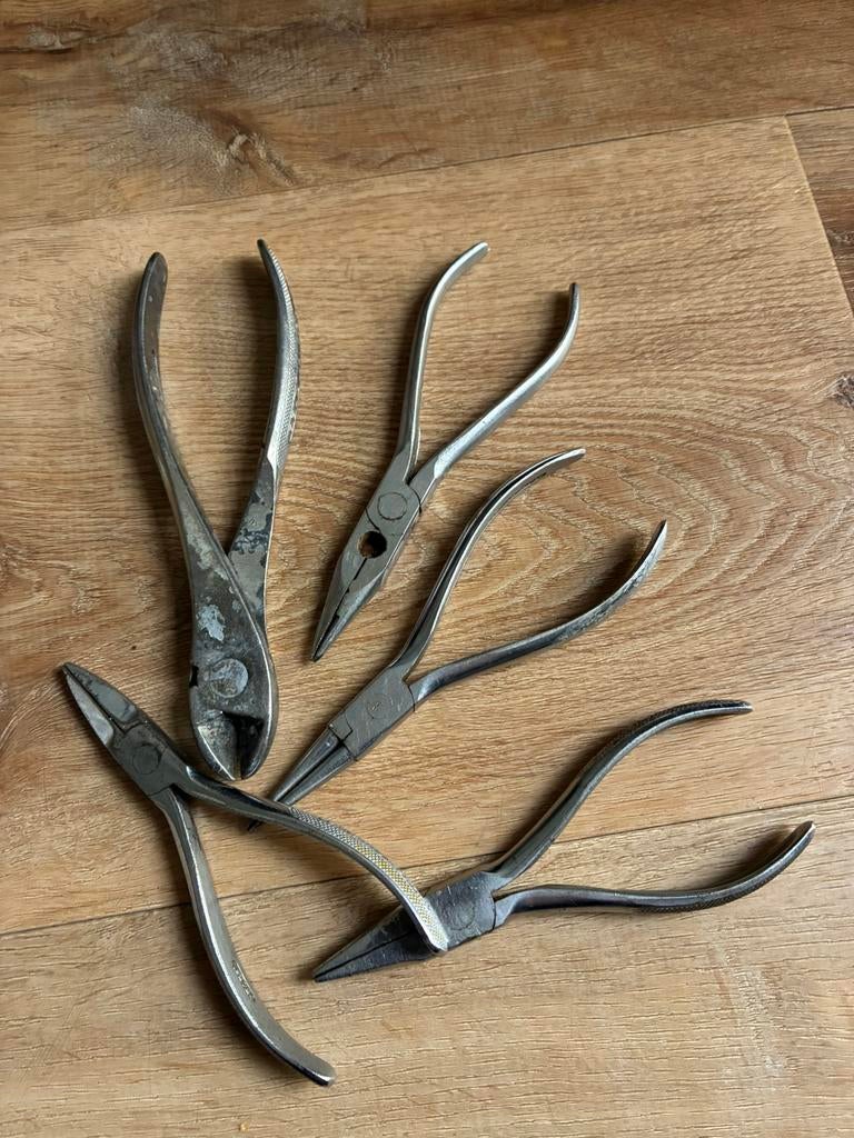 Belzer tangen punt knip tangen 5 stuks belzer, Doe-het-zelf en Verbouw, Ophalen of Verzenden, Zo goed als nieuw