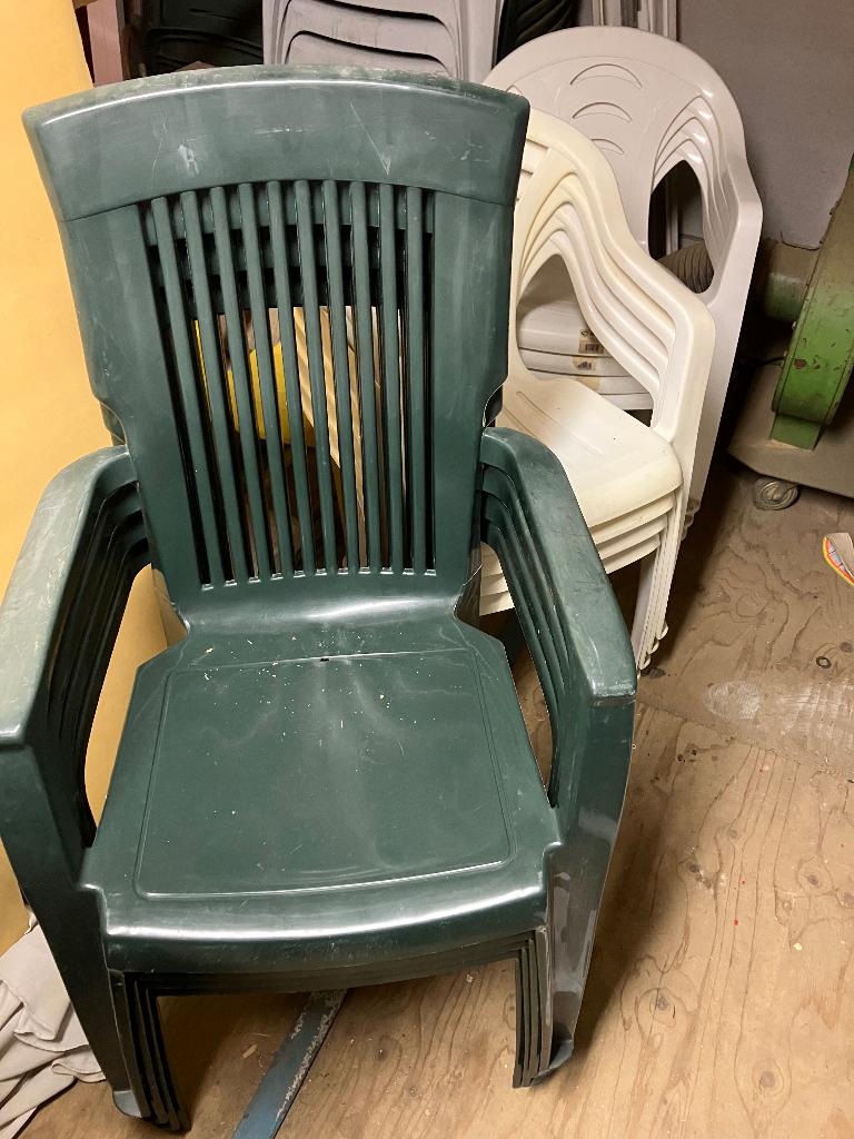kunstsof buiten stoelen, Ophalen, Kunststof, Overige kleuren, Zo goed als nieuw
