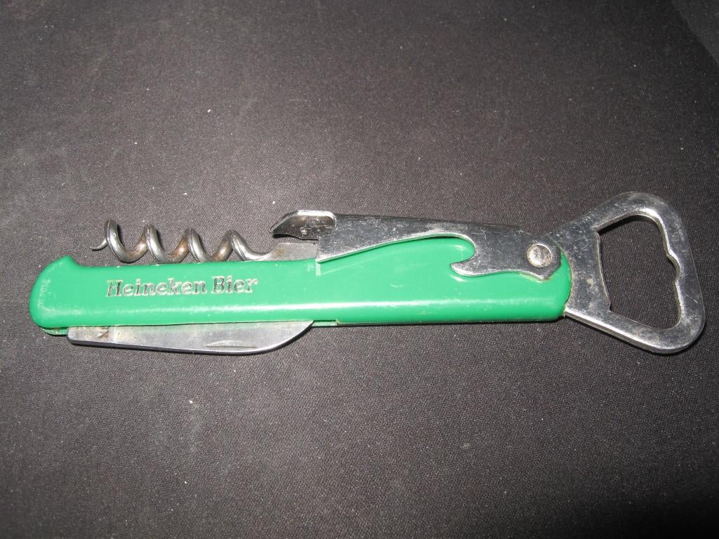 Heineken connoisseur mes .., Ophalen of Verzenden, Gebruikt, Flesopener, Heineken