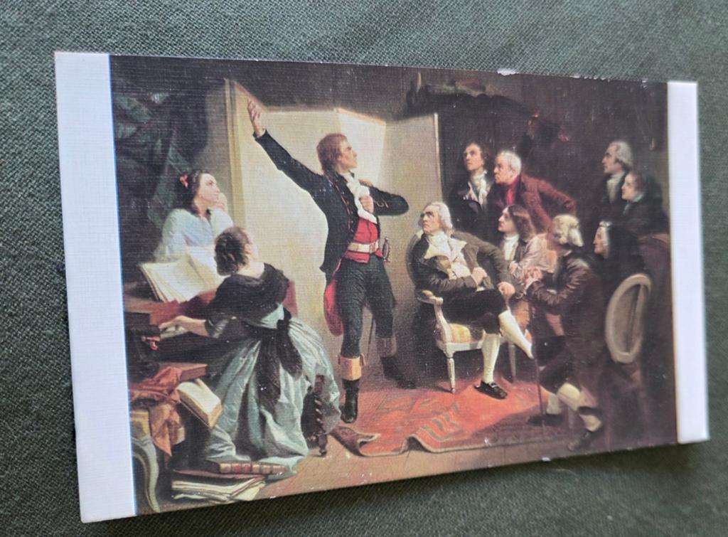 Rouget de Lisle zingt de Marseillaise, Verzamelen, Verzenden, Voor 1920, Ongelopen, Overige thema's