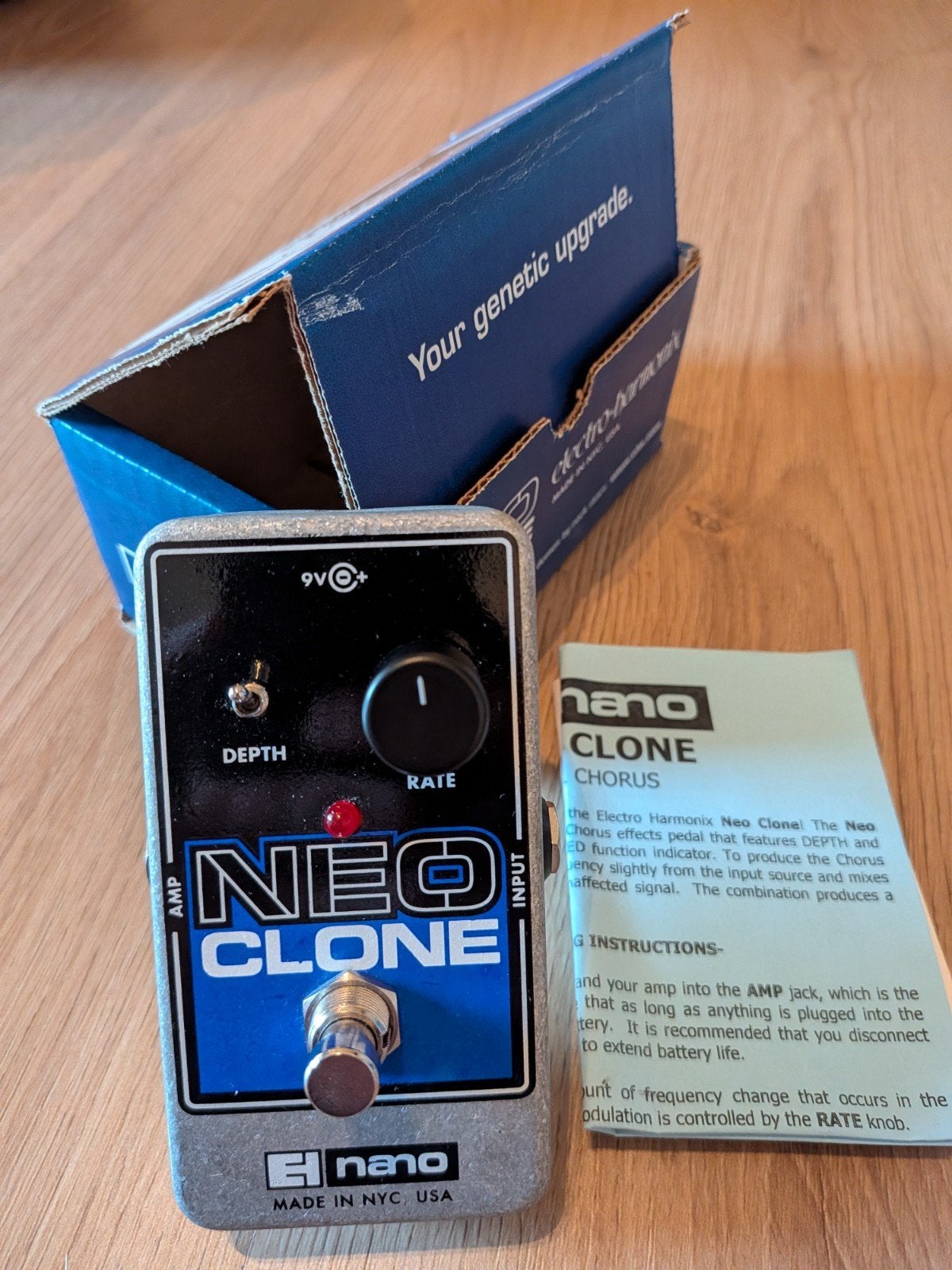 Electro Harmonix Neo Clone Chorus Pedaal, Ophalen of Verzenden, Zo goed als nieuw, Chorus