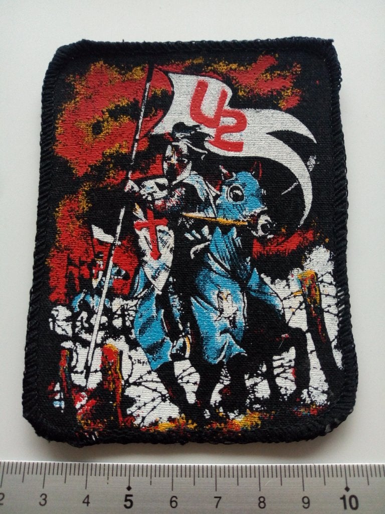 U2  vrij zeldzame vintage 80's patch 26, Ophalen of Verzenden, Nieuw, Kleding