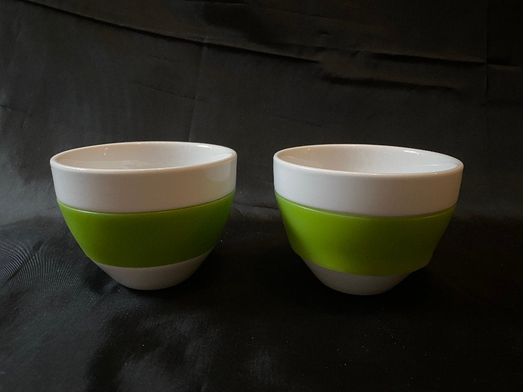 Design Set van 2 grote Koziol cafe Latte kommen of soepkomme, Gebruikt, Ophalen of Verzenden, Overige stijlen, Kop(pen) en/of Schotel(s)