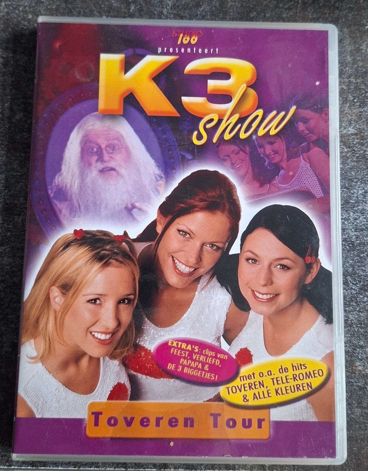 Dvd -  K3 show Toveren tour 2003 ( the originals), Alle leeftijden, Ophalen of Verzenden, Gebruikt