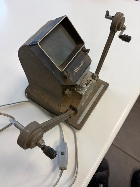 Viewer Minette voor 8 en 16 mm en Splicer, Ophalen, 8mm film