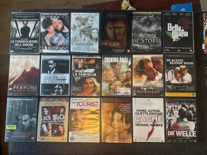 Grote collectie DVD's, Vanaf 16 jaar, Nederlands, Ophalen of Verzenden, Inclusief doosje