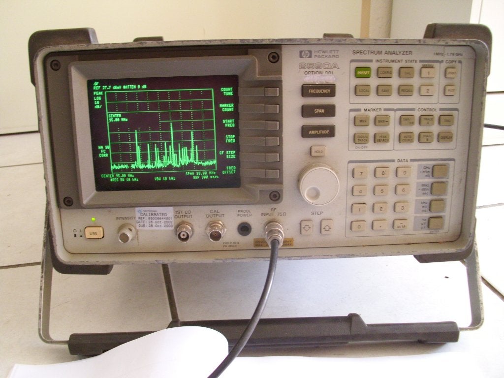 HP8590A spectrum analyzer, Ophalen of Verzenden, Gebruikt, Overige meters