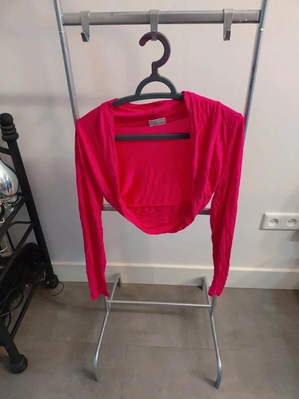 Roze Bolero Maat M, Maat 38/40 (M), Ophalen of Verzenden, Onbekend, Lange mouw