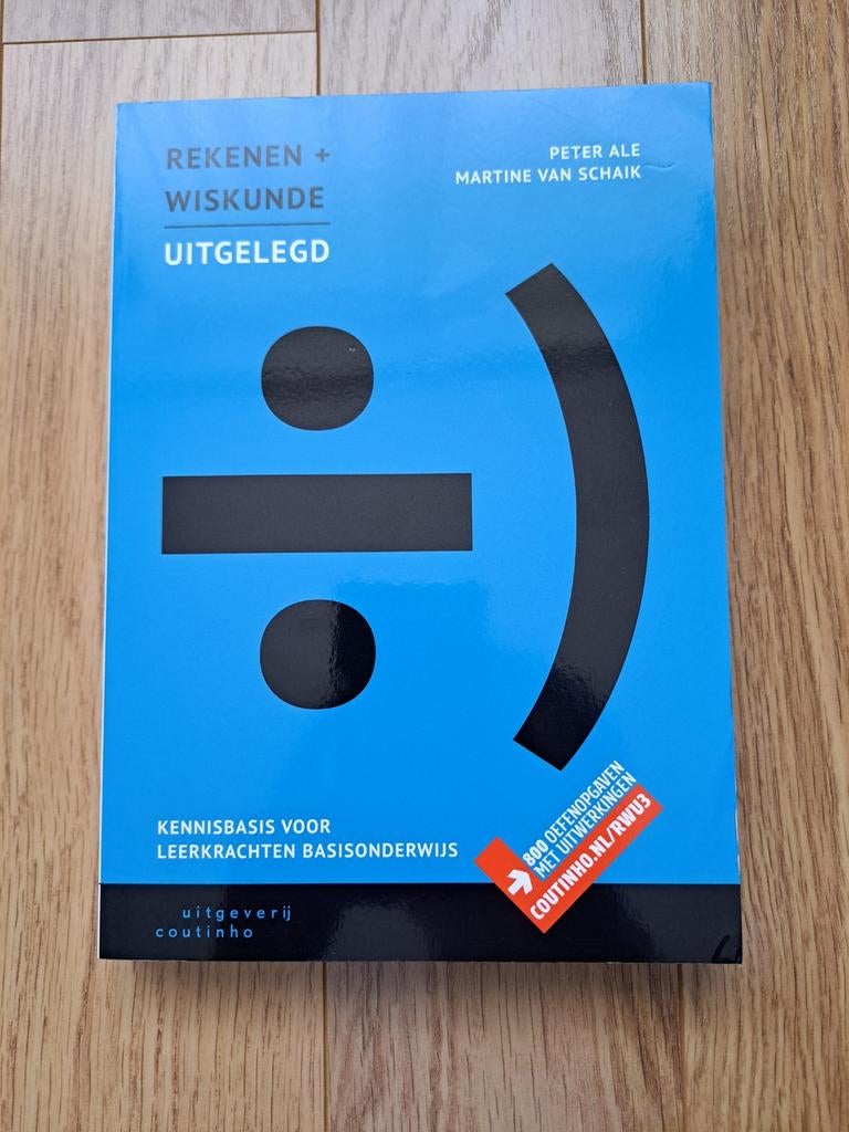 Rekenen + Wiskunde Uitgelegd - Kennisbasis PABO, Boeken, Studieboeken en Cursussen, Zo goed als nieuw, HBO, Beta, Ophalen of Verzenden
