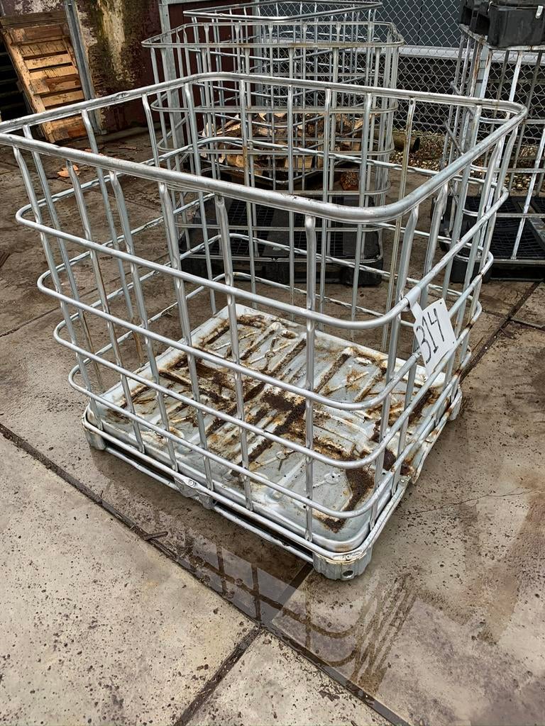 Ibc kooien te koop, 100 liter of meer, Ophalen of Verzenden, Gebruikt, Transportkar