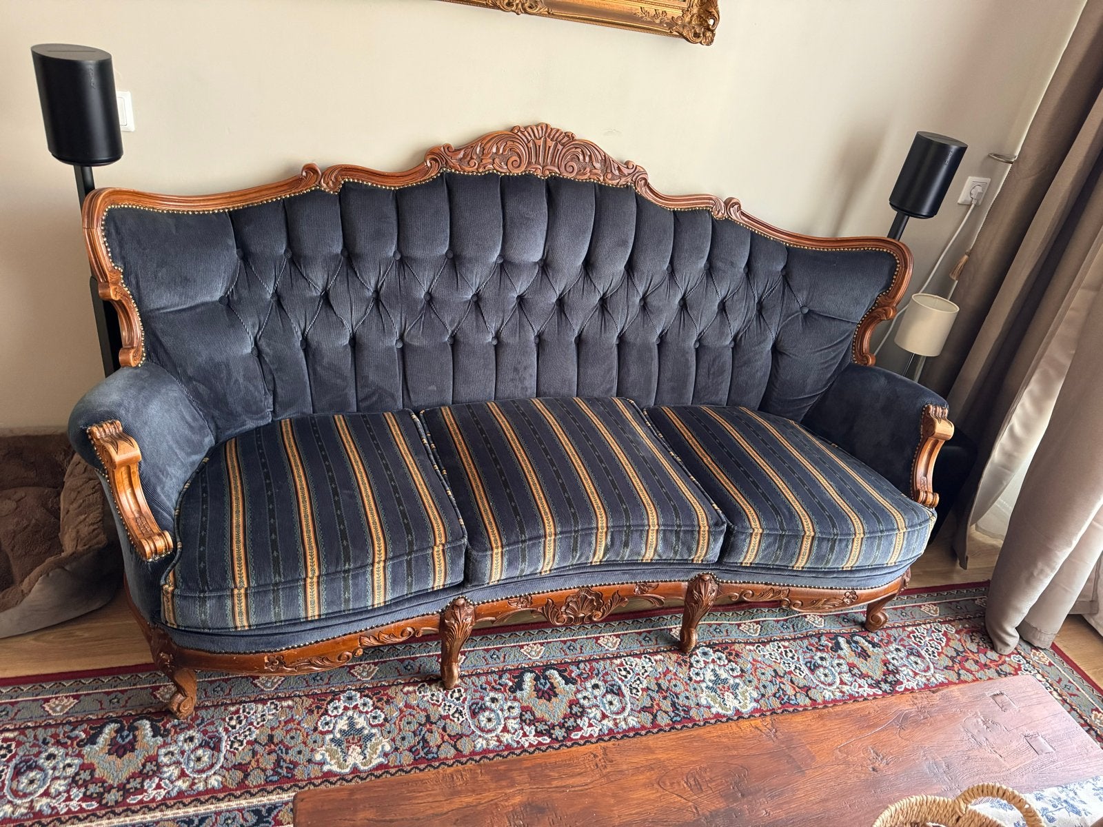 Louis XVI Vintage Lounge Sofa Te Koop  3-seat, Ophalen