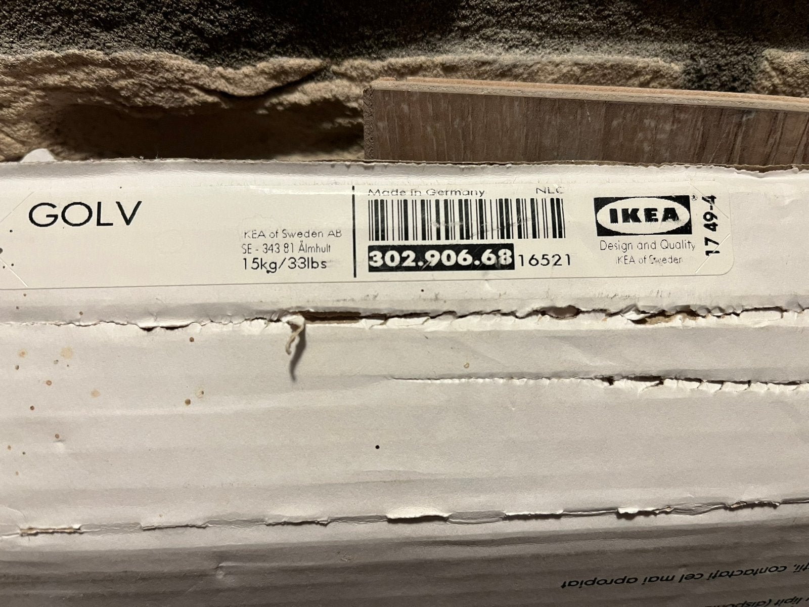 GEZOCHT Golv laminaat IKEA licht eiken, Ophalen, 50 tot 150 cm, Zo goed als nieuw, 10 tot 30 cm