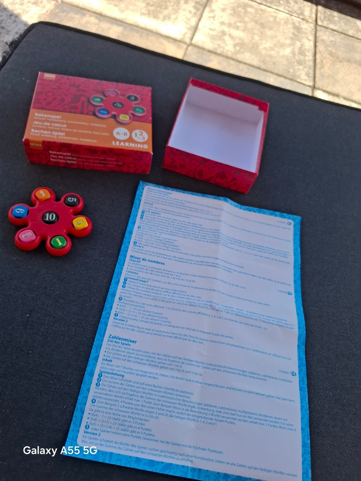 Hema Reken-spel / Cijfermixer - Leerzaam dobbelspel, Nieuwezijds Voorburgwal 282, 1012 RT Amsterdam, Nederland, Klantenservice@hema.nl