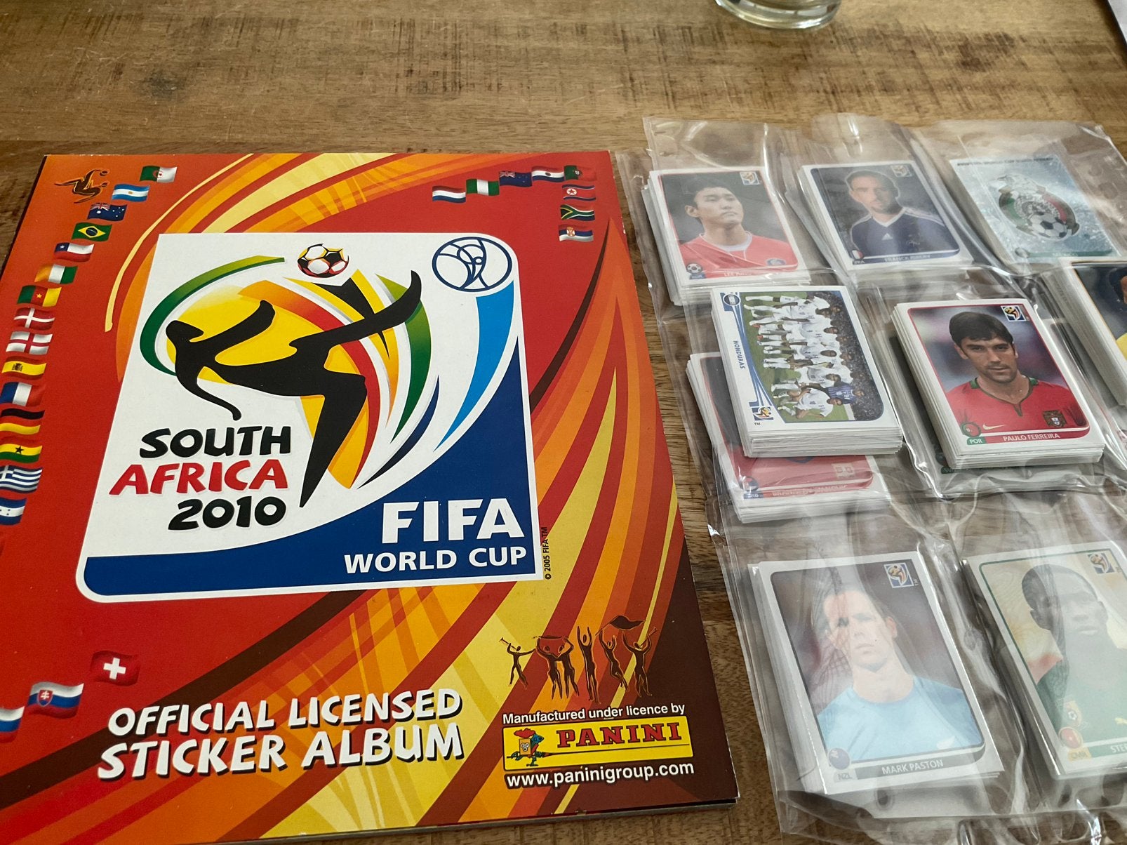 Panini wk 2010 leeg album plus losse set plaatjes copleet, Ophalen of Verzenden, Buitenlandse clubs, Poster, Plaatje of Sticker