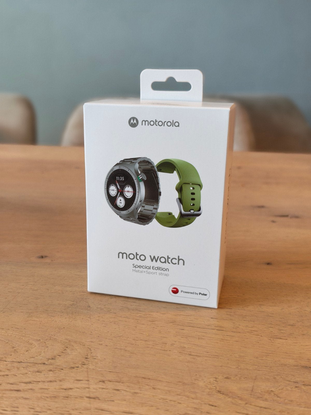 Motorola Smartwatch met Polar tracking en IP68 bescherming, Sieraden, Tassen en Uiterlijk, Smartwatches, Verzenden, Nieuw, Motorola