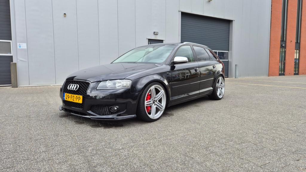 Audi A3 2.0 Sportback 147KW Tfsi Quattro 2005, Auto's, 4 cilinders, 1984 cc, 1445 kg, Zwart