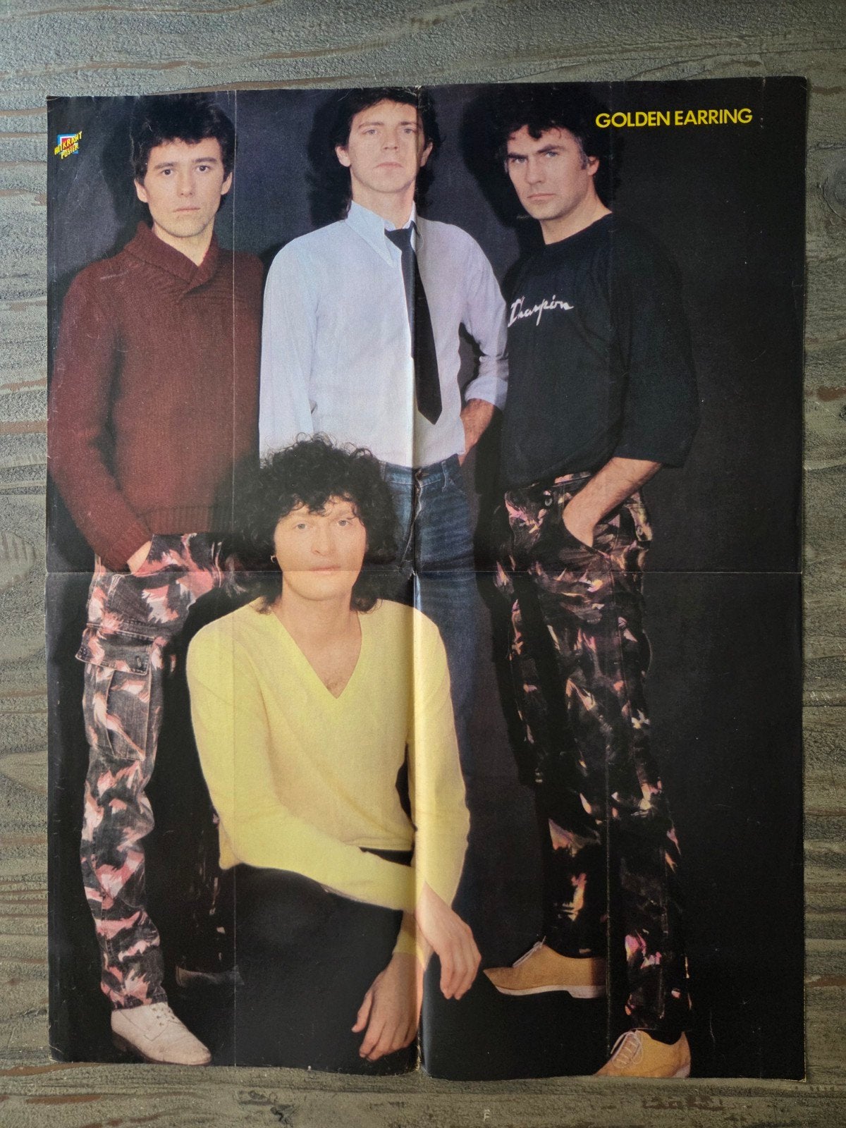 Vintage Golden Earring Poster, Verzamelen, Posters, Ophalen of Verzenden, Zo goed als nieuw, A1 t/m A3, Muziek