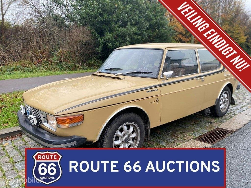 Saab 99 | 1972 | Route 66 Auctions, Overige carrosserieën, Zwart, Bedrijf, Handgeschakeld