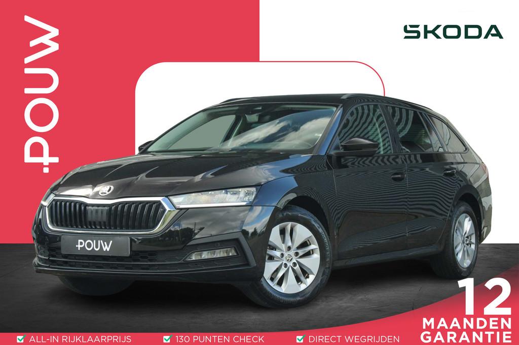 Skoda Octavia Combi 1.0 TSI 110pk Business Edition | Cruise, Auto's, Skoda, 12 maanden, Stof, Gebruikt, Zwart