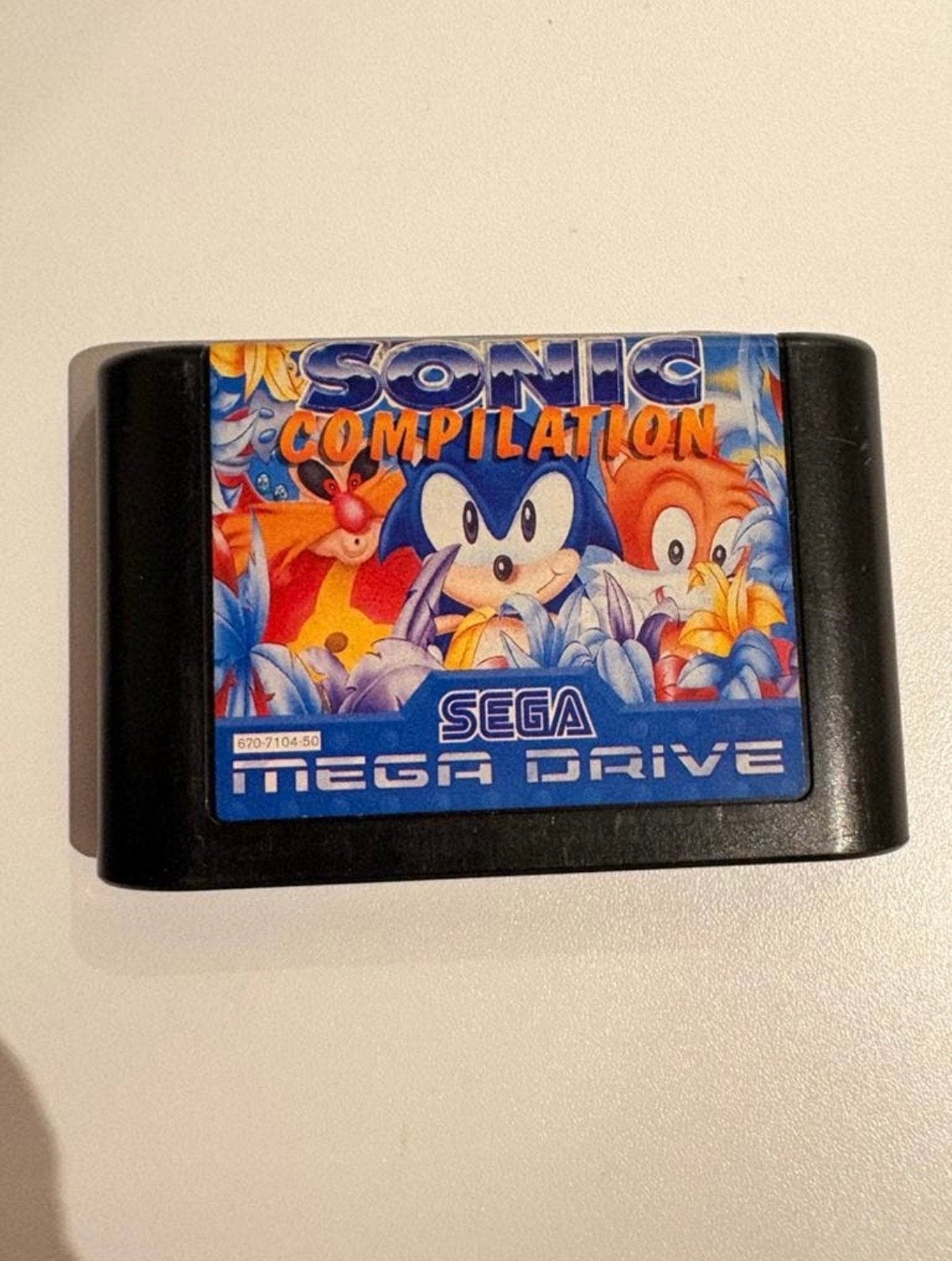 Sonic Compilation Sega Mega Drive Cassette, Spelcomputers en Games, Gebruikt, 1 speler, Ophalen of Verzenden, Platform