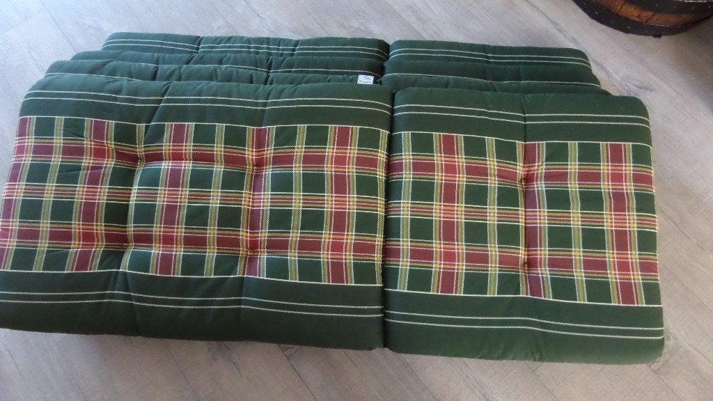 Stoelkussens 4 stuks, Tuin en Terras, Tuinmeubel-accessoires, Ophalen, Zo goed als nieuw