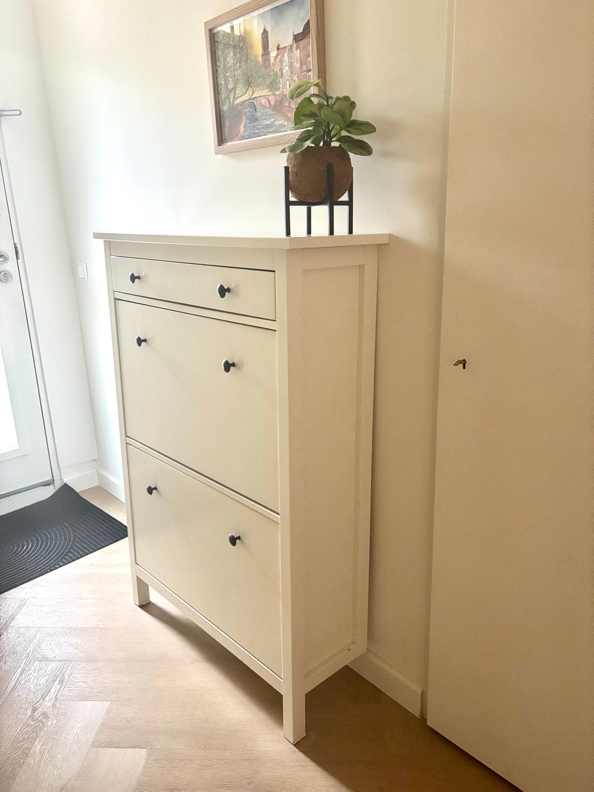 Ikea Hemnes schoenenkast wit - prima staat, Ophalen of Verzenden, Zo goed als nieuw
