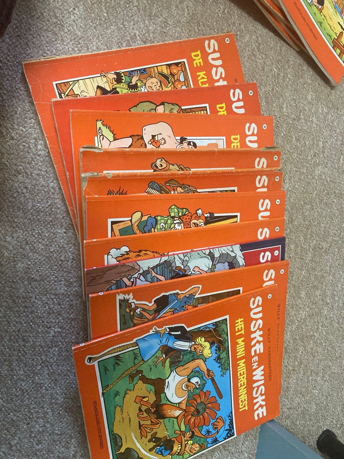 Suske en Wiske stripboeken - Gebruikt, Meerdere stripboeken, Ophalen of Verzenden, Gelezen