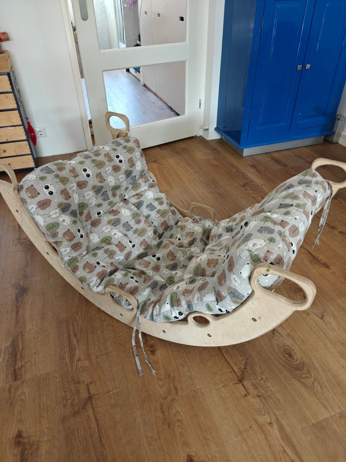 houten speelboog met matras, Kinderen en Baby's, Ophalen, Schommel