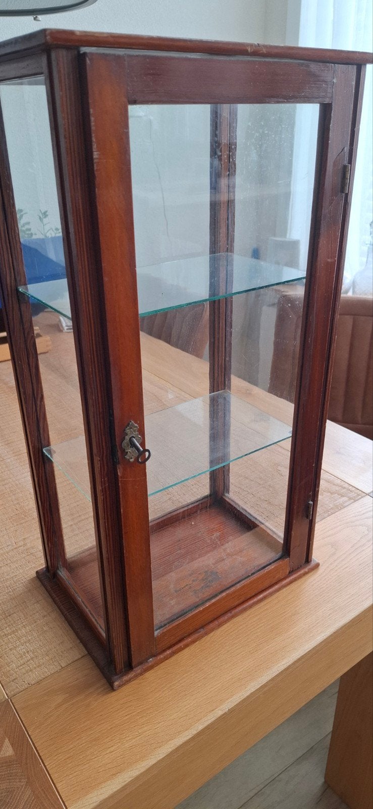 Antieke vitrinekasje, Ophalen, Minder dan 50 cm, Gebruikt, Minder dan 25 cm