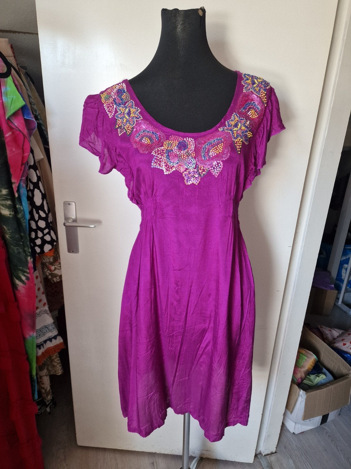 Jurk maat m, Kleding | Dames, Ophalen of Verzenden, Zo goed als nieuw, Maat 38/40 (M)