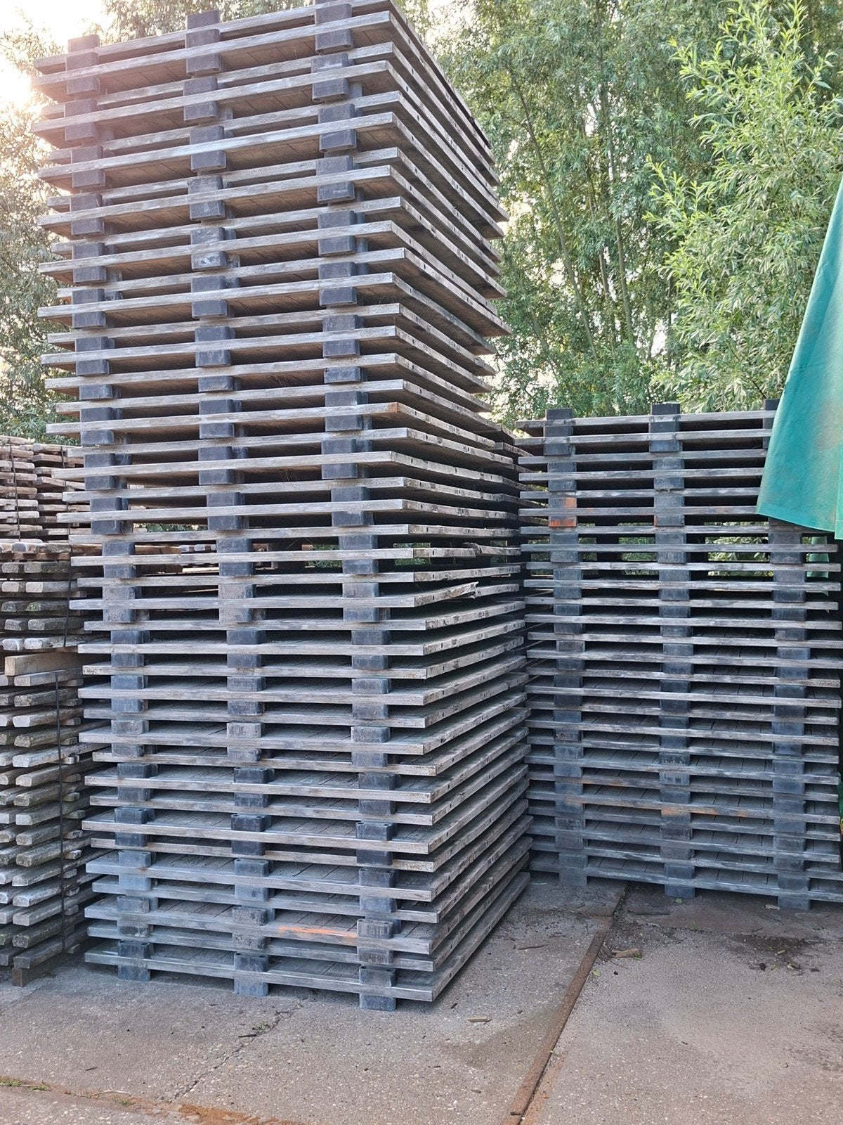 Beschoeiingschotten | beschoeing | Steenschotten | hardhout, Gebruikt, Planken, Ophalen of Verzenden, Hardhout