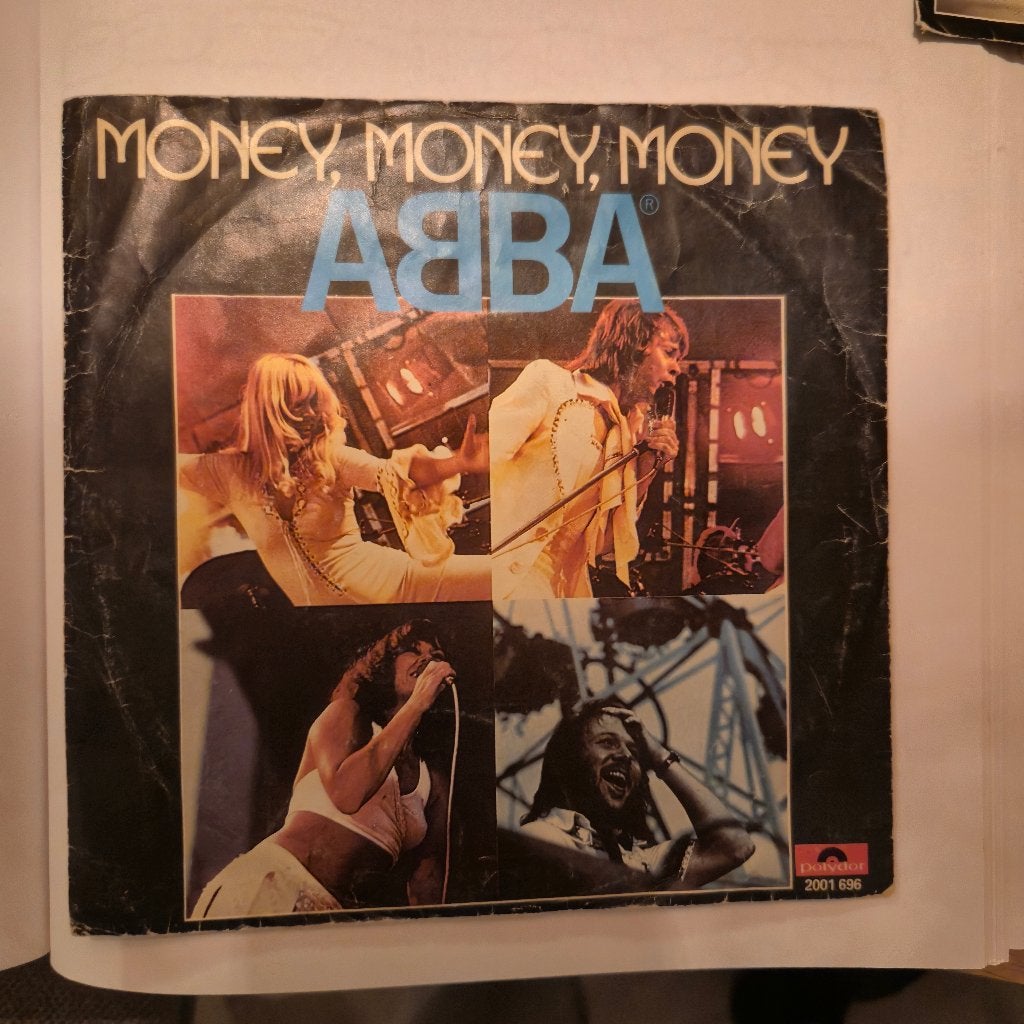 Lp abba- money money money, LP, Gebruikt, Pop, Overige formaten