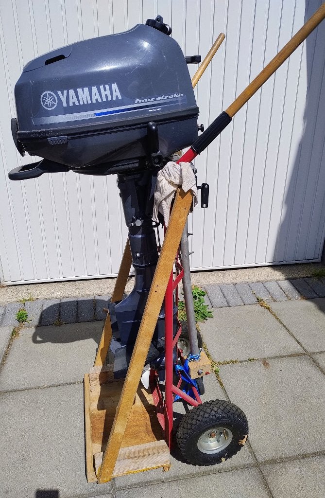Yamaha 4 pk langstaart 4 takt, Ophalen, Zo goed als nieuw