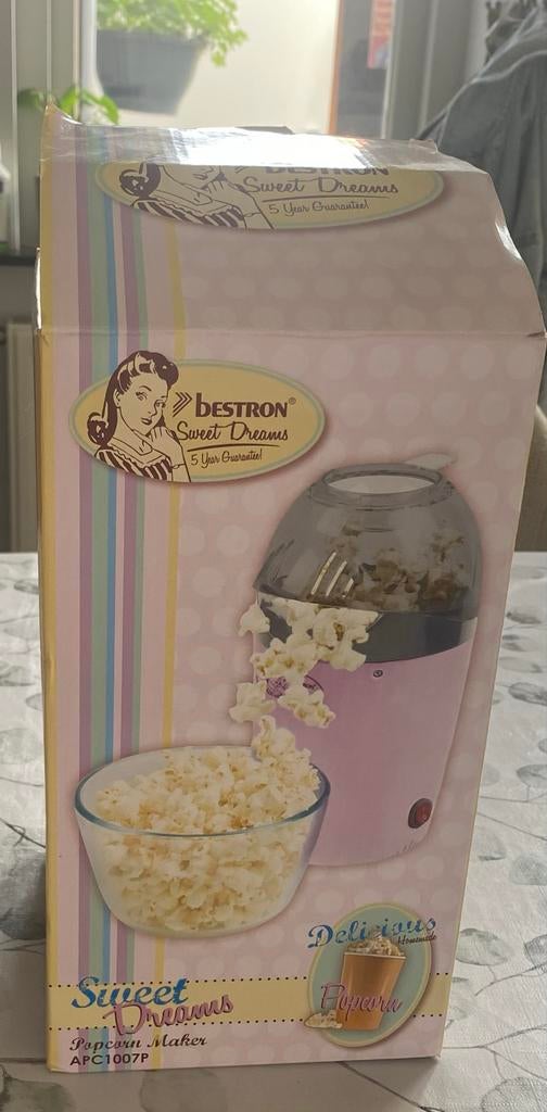 Bestron Sweet Dreams Popcornmachine Roze, Ophalen of Verzenden, Gebruikt