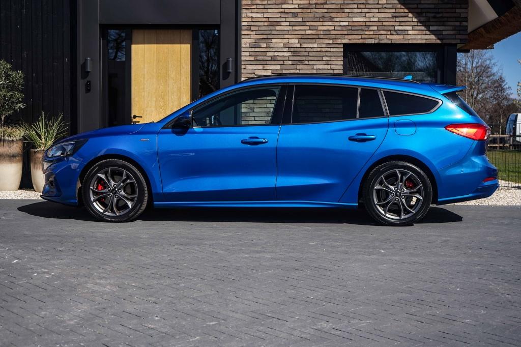 Ford FOCUS Wagon ST-Line 125PK Automaat ACC Dynamic-blauw, Auto's, Gebruikt, Euro 6, Blauw, Origineel Nederlands