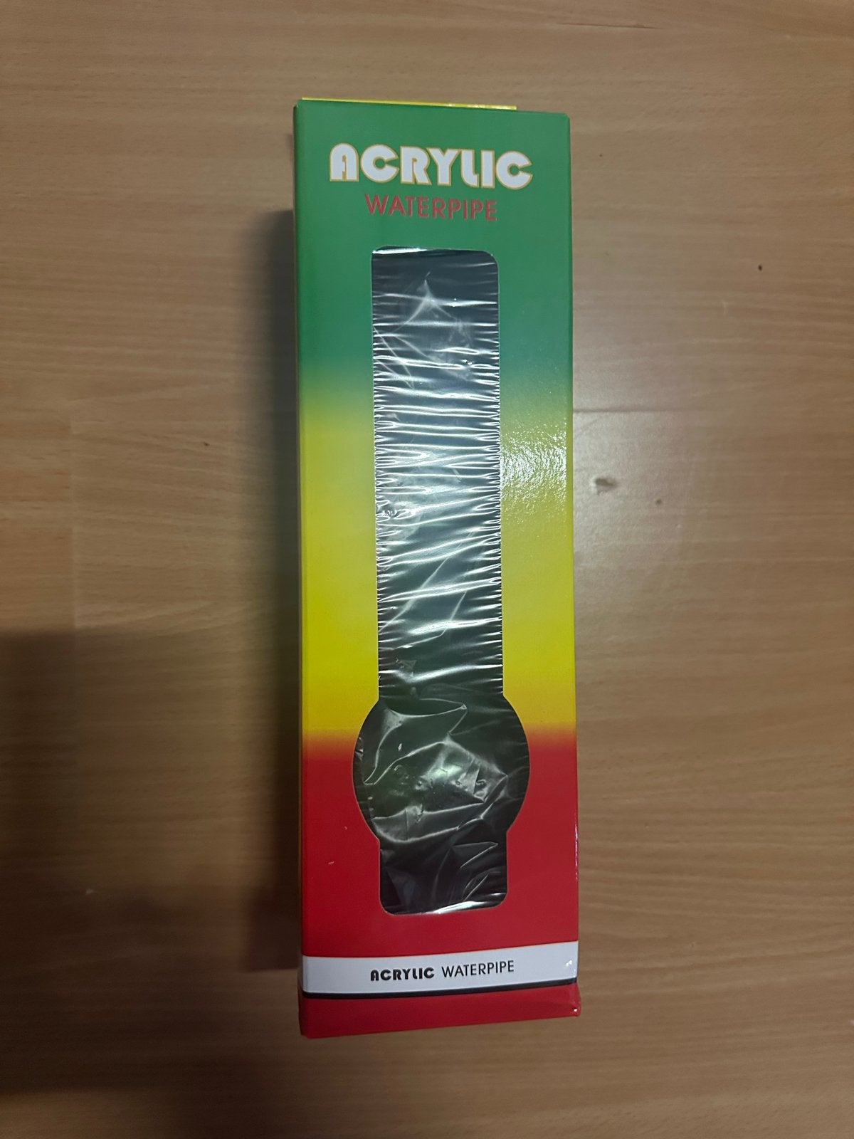 Nieuwe Acryl Waterpijp - Rasta Kleuren, Ophalen of Verzenden, Nieuw, (Water)pijp