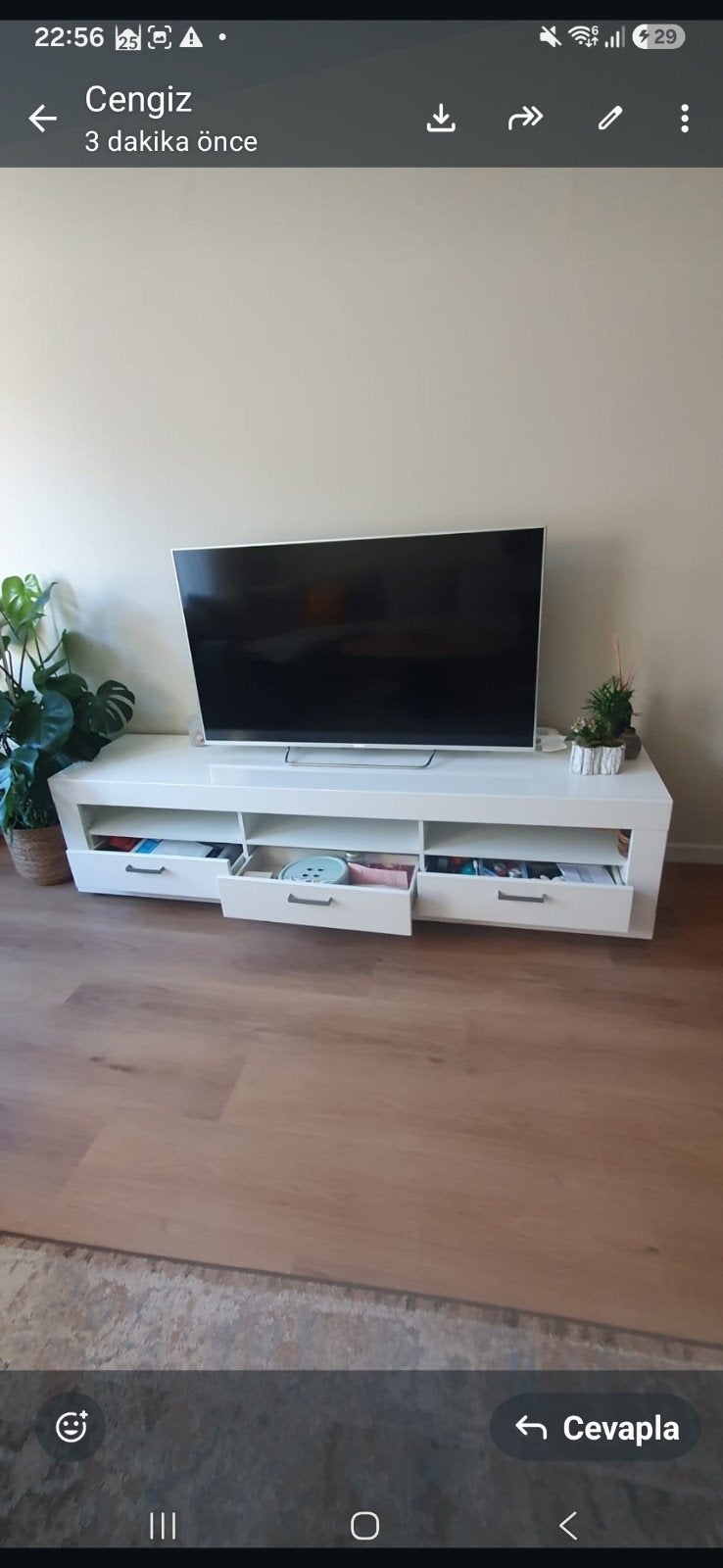 Wil hoogglans TV kast  lenste 210 cm bree 50, Minder dan 50 cm, Ophalen of Verzenden, Minder dan 100 cm, 50 tot 75 cm