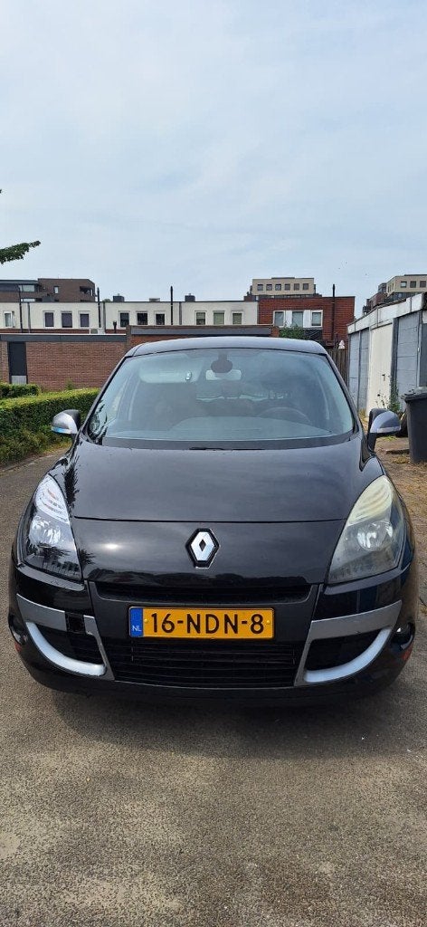 Renault Scénic 1.6 16V 81KW 2010 Zwart, Auto's, Renault, Voorwielaandrijving, Euro 5, 1295 kg, 4 cilinders