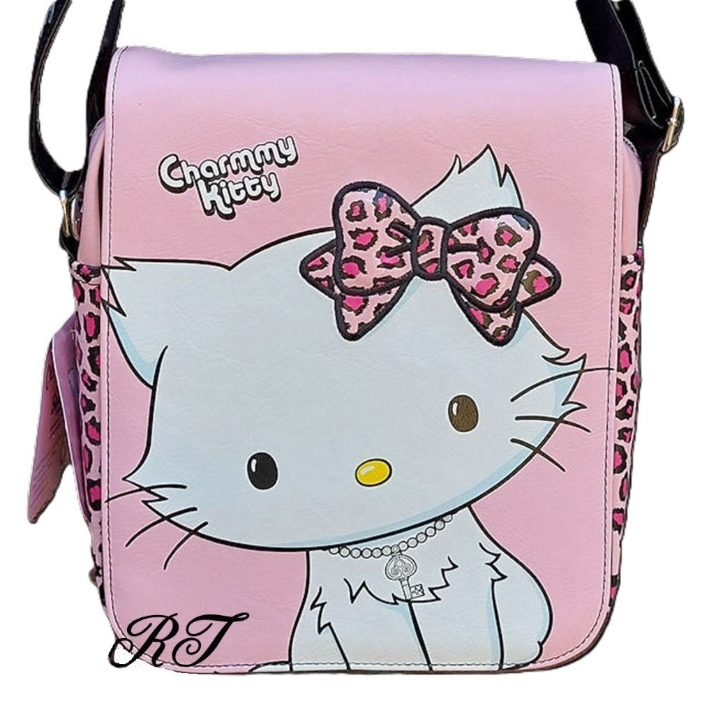 Charmmy Kitty Leather-look Schoudertas Roze., Ophalen of Verzenden, Nieuw, Roze, Schoudertasje